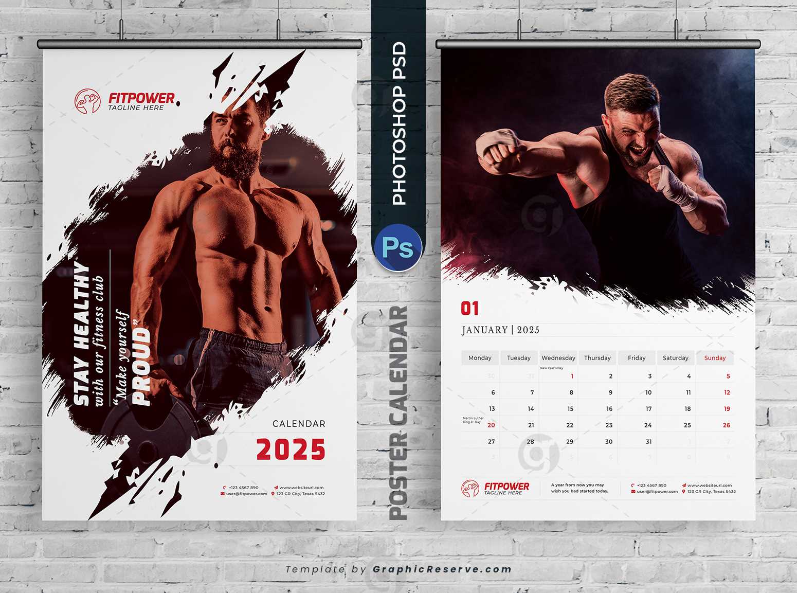 calendar photoshop template