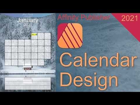 affinity publisher calendar template