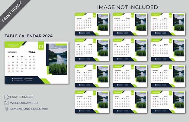 5.5 x8 5 calendar template