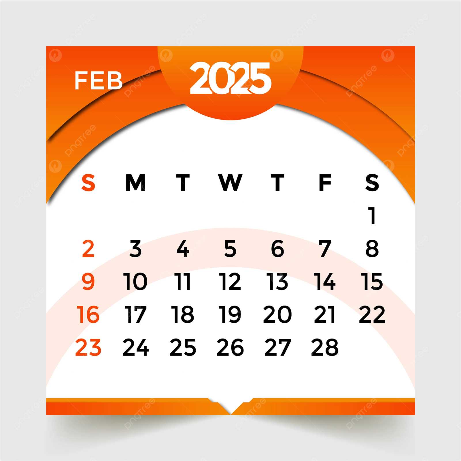 calendar template 2025 february