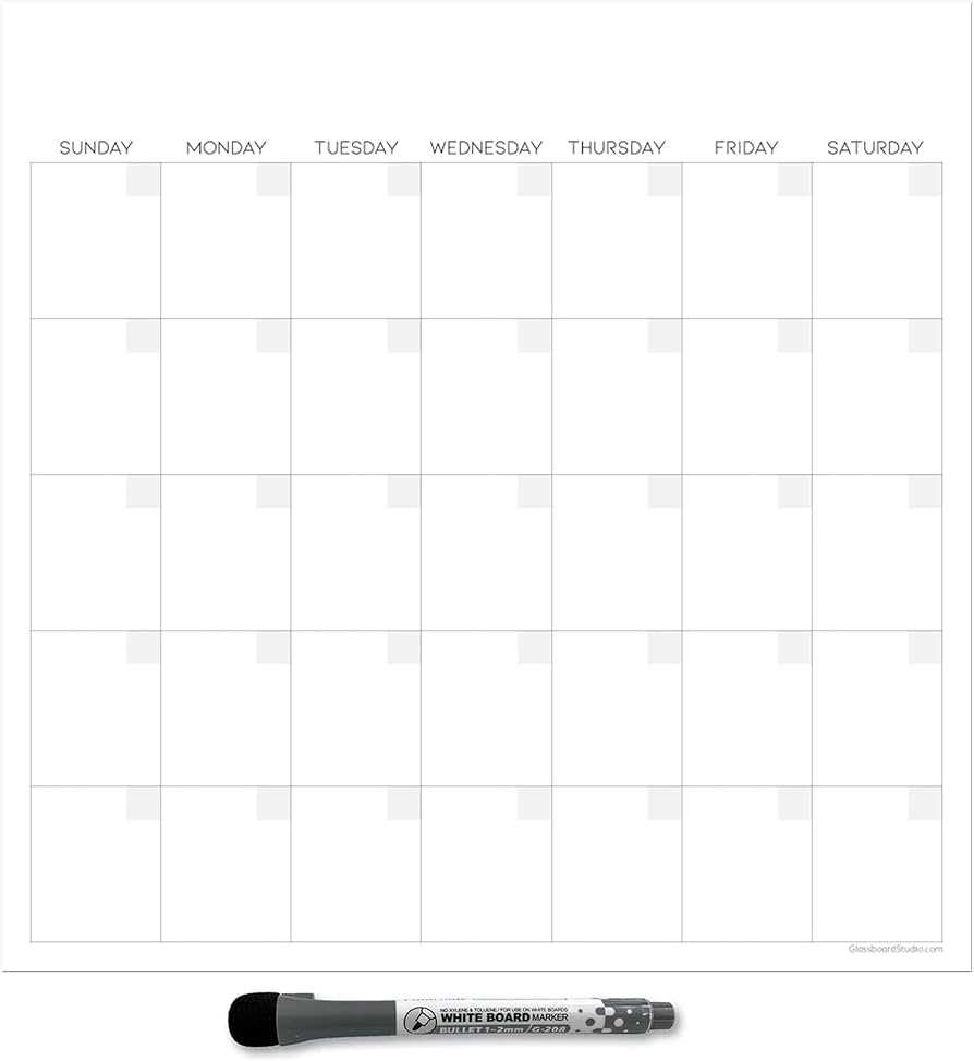 reusable calendar template