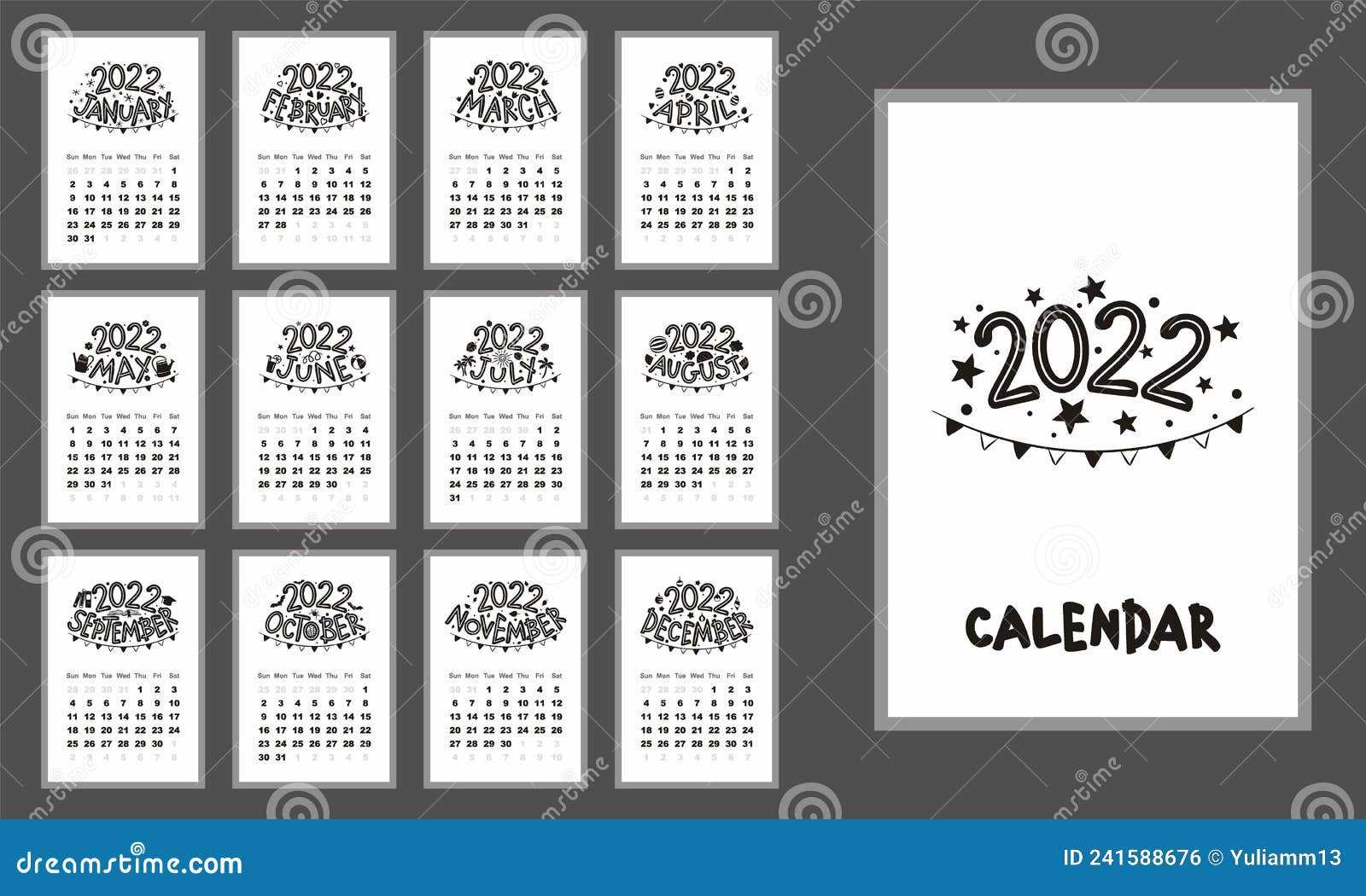 themed calendar template