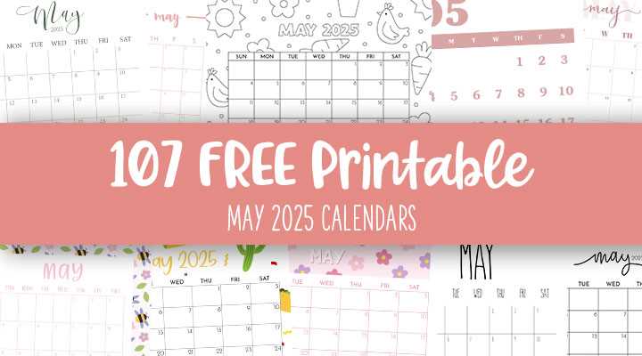 free may calendar template 2025