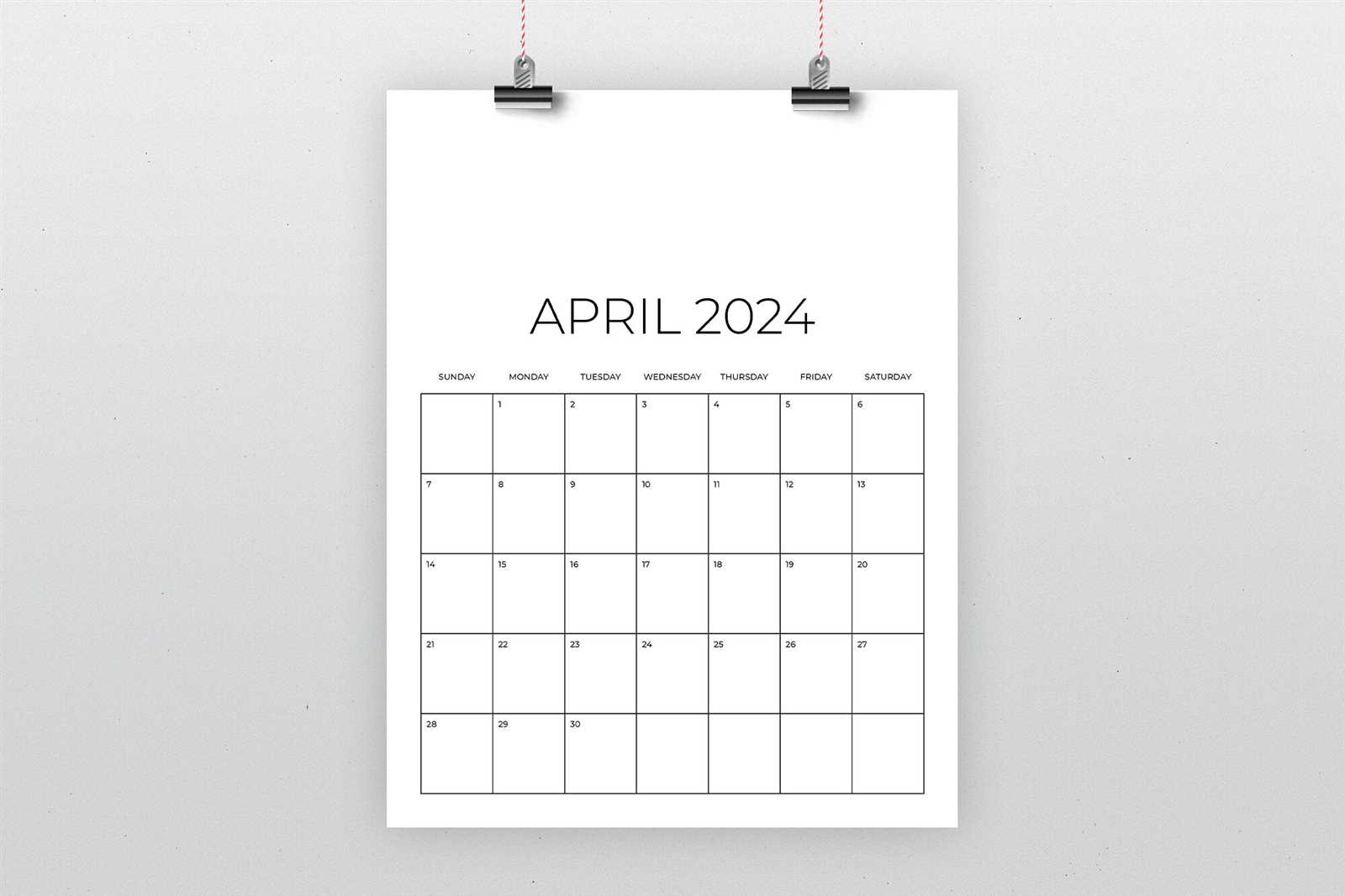 8 1 2 x 11 calendar template