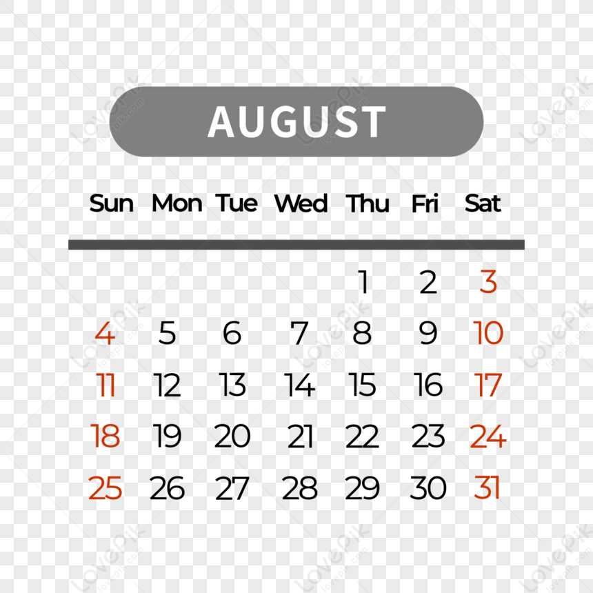 calendar template png