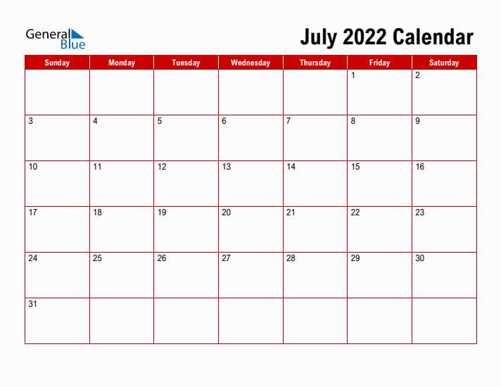 editable july calendar template