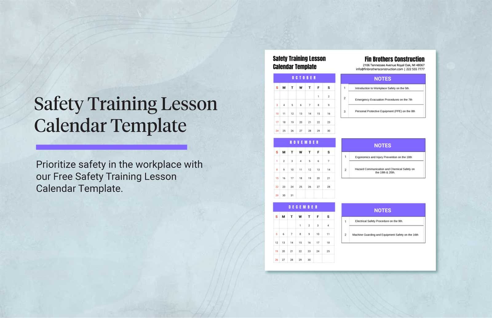 learning and development calendar template