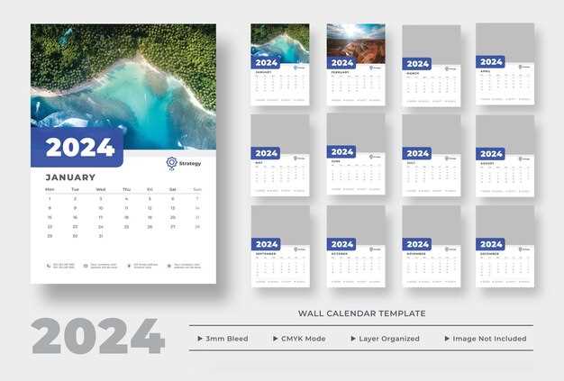 photo calendar template for photoshop