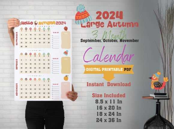 24 x 36 calendar template