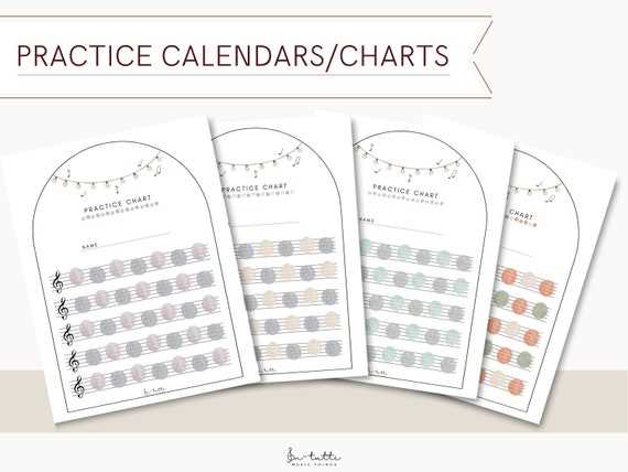 practice calendar template