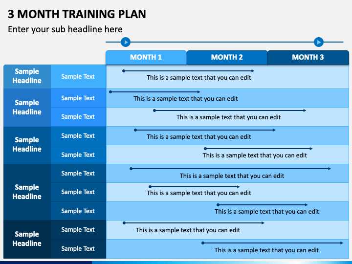 training calendar template ppt