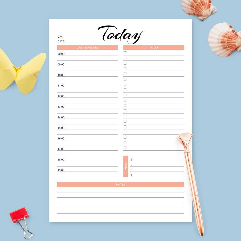 daily appointment calendar template