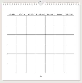 spiral calendar template