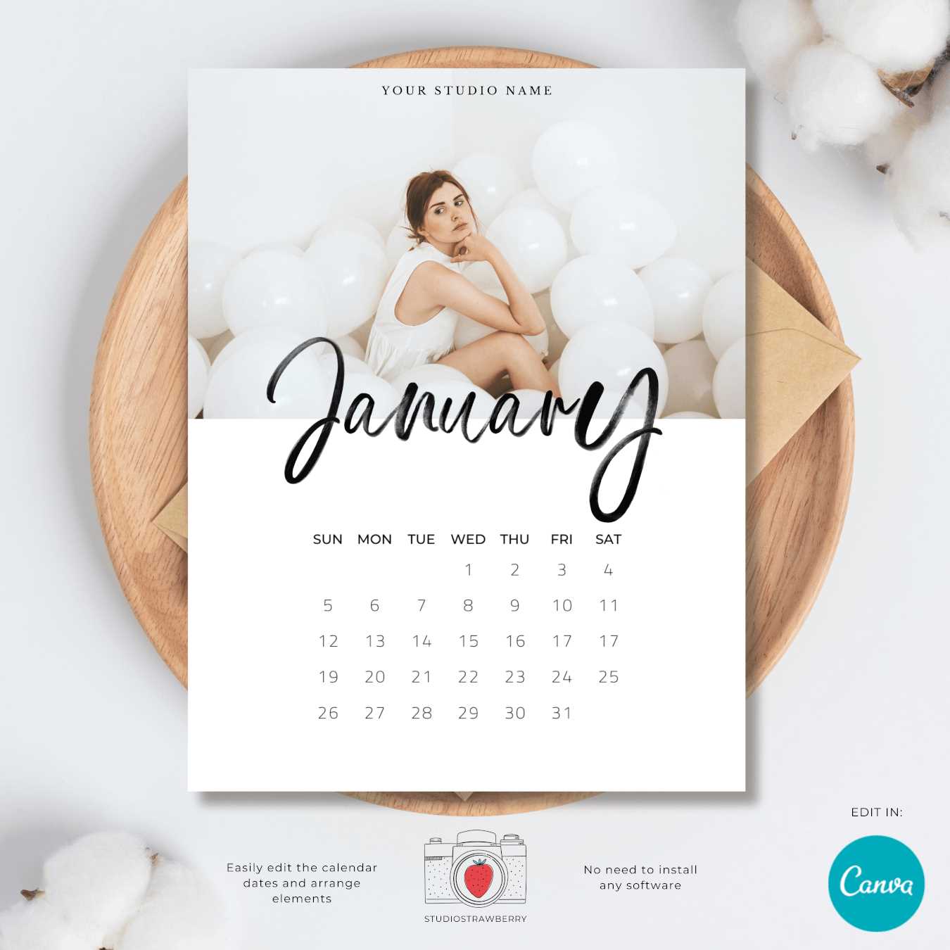 picture calendar template