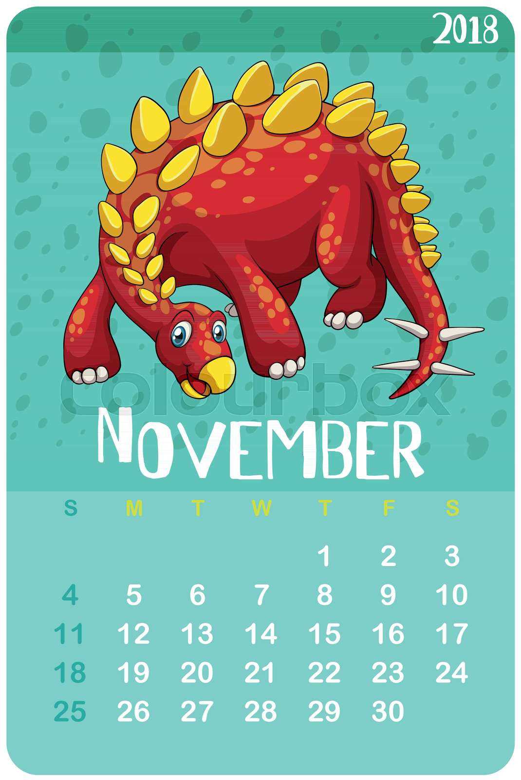 calendar november template