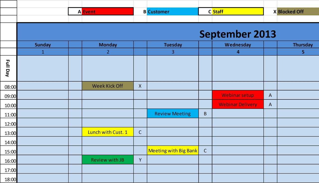 blank calendar month template