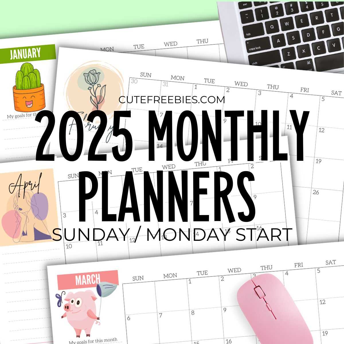 calendar planner template 2025