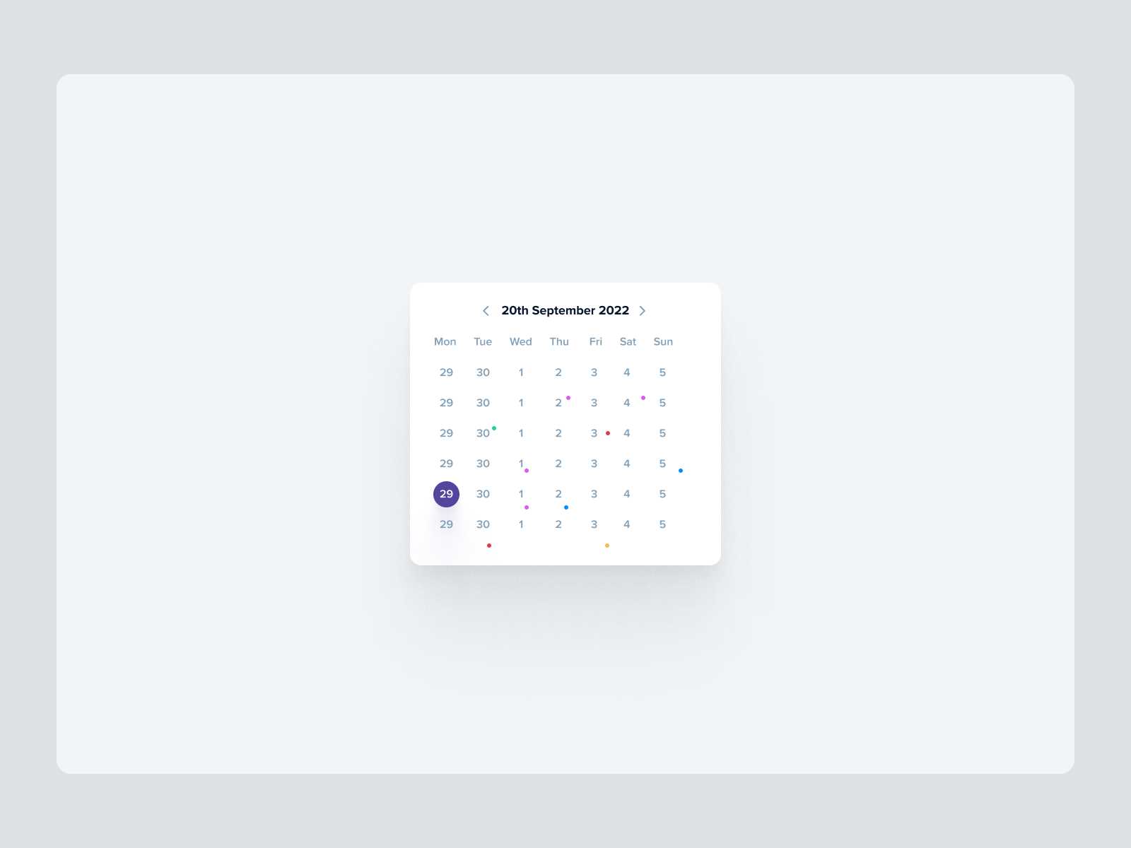 calendar figma template