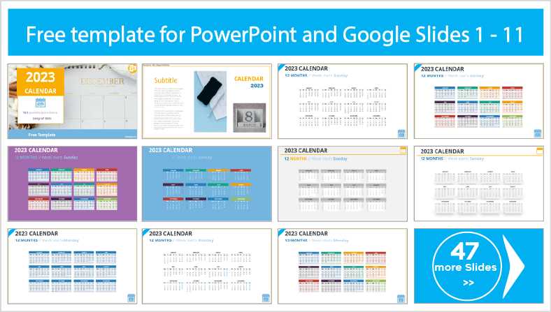 powerpoint calendar templates