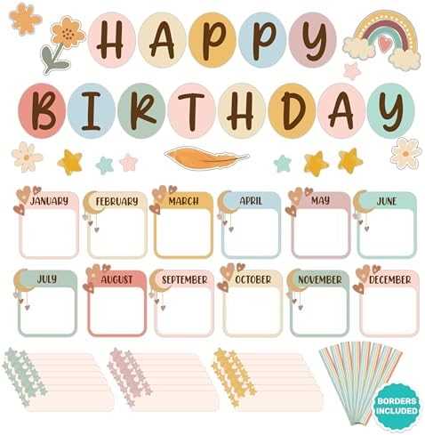 bulletin board calendar template