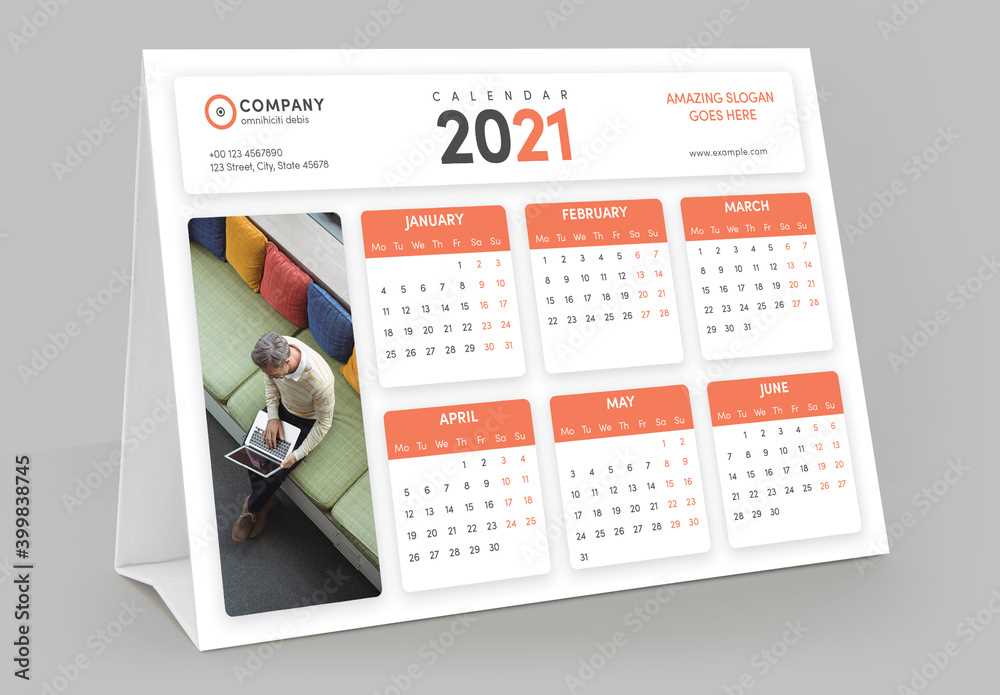 adobe calendar template