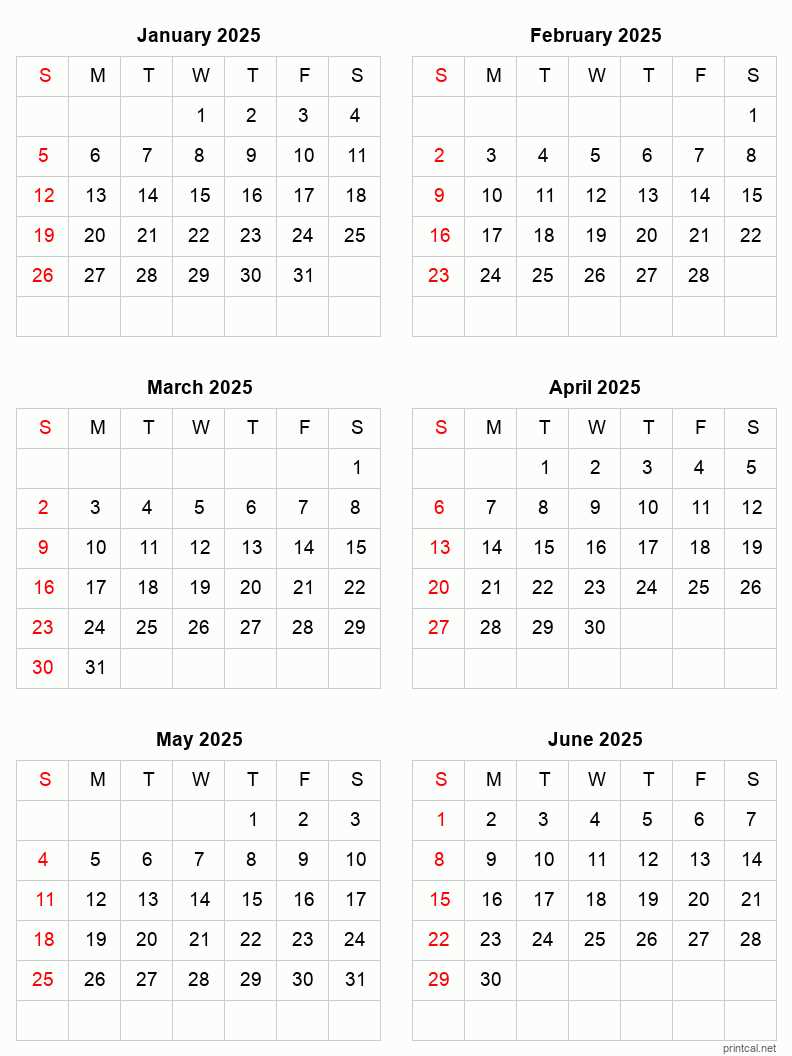 calendar template june and july 2025