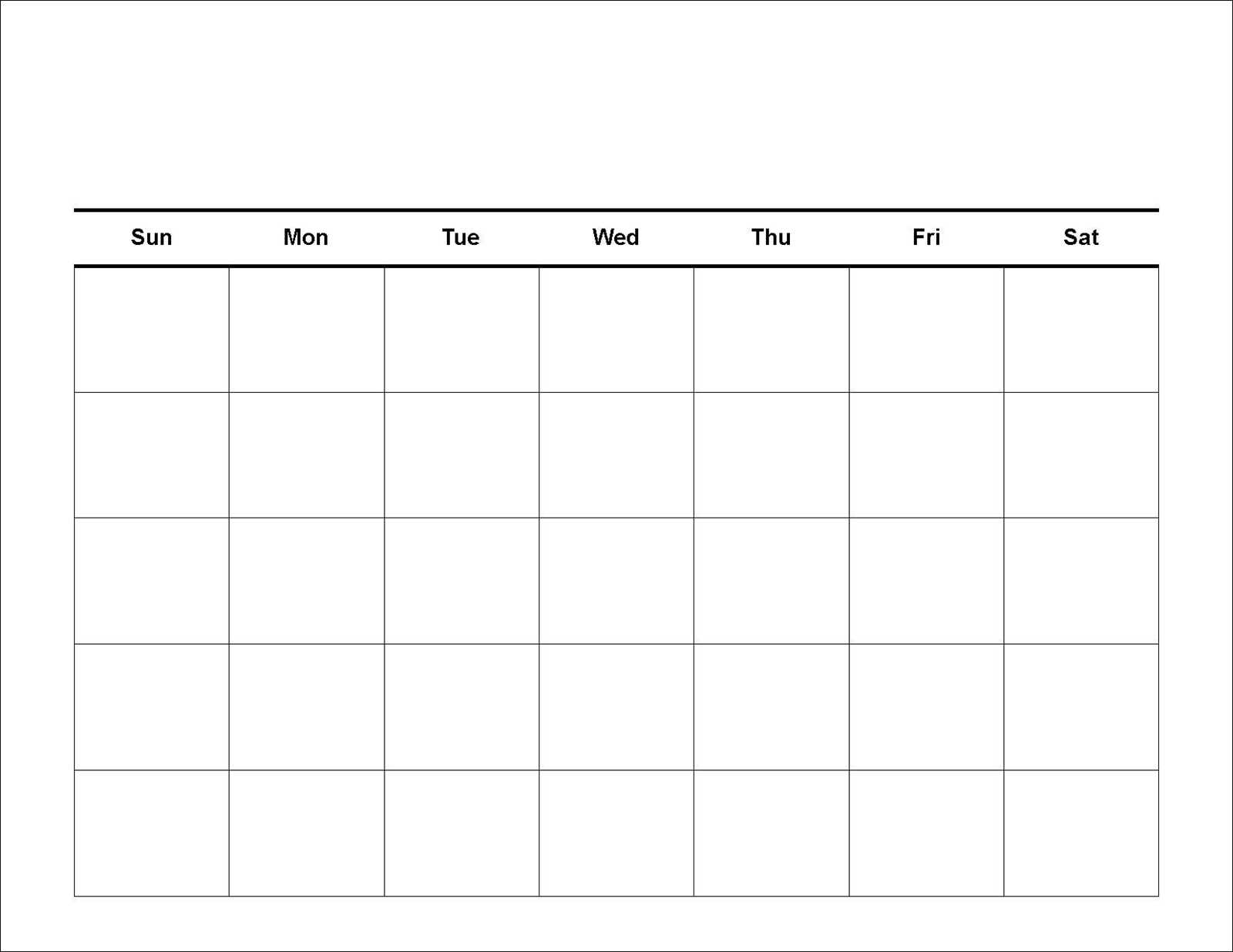 weekly calendar grid template