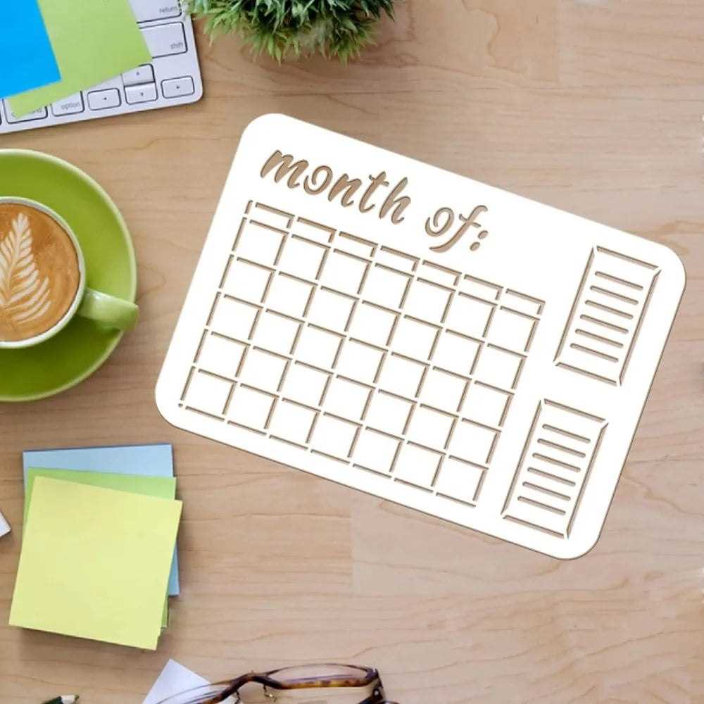 reusable calendar template