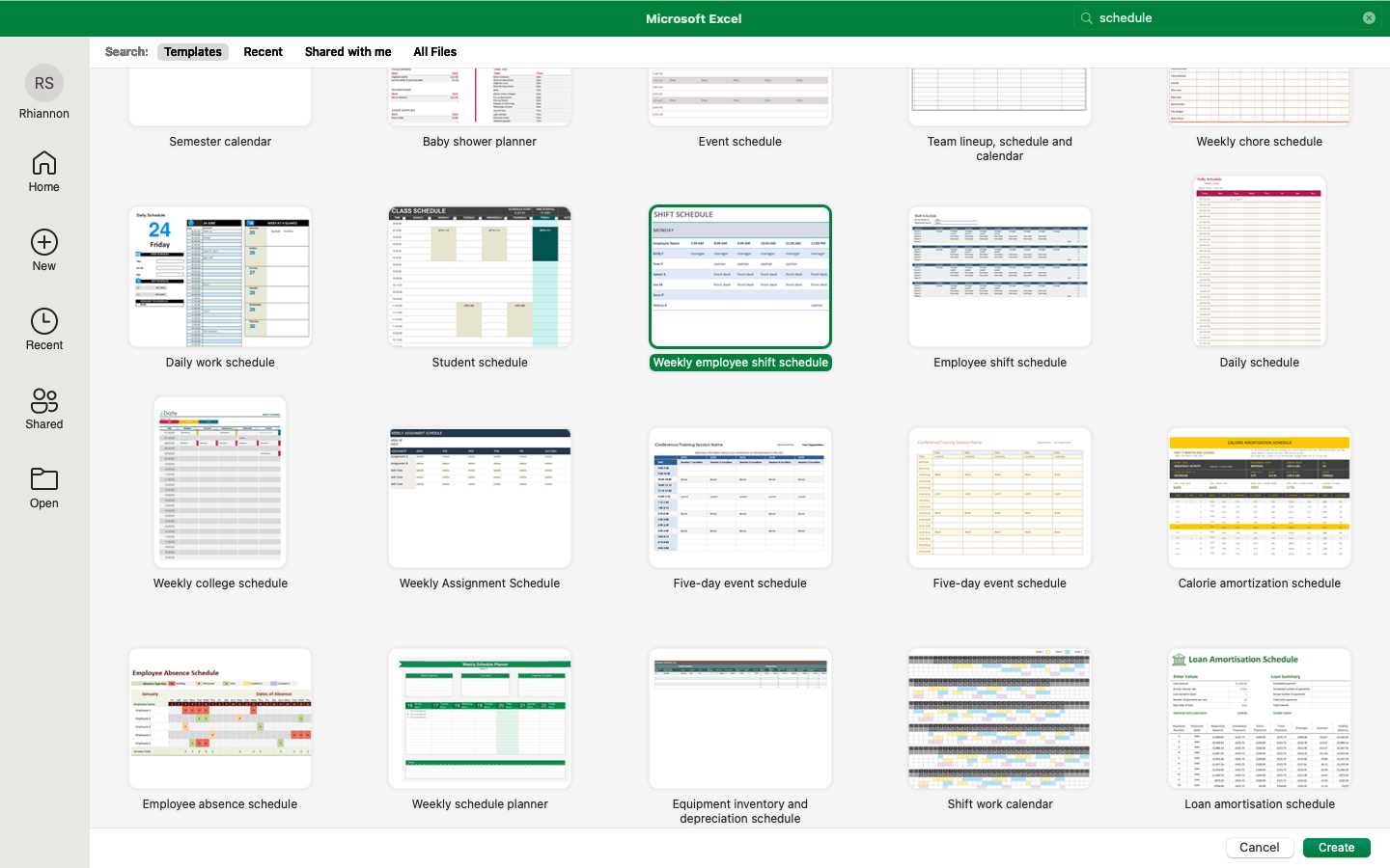 dispatch calendar template