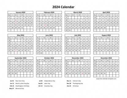 free monthly calendar template august 2025