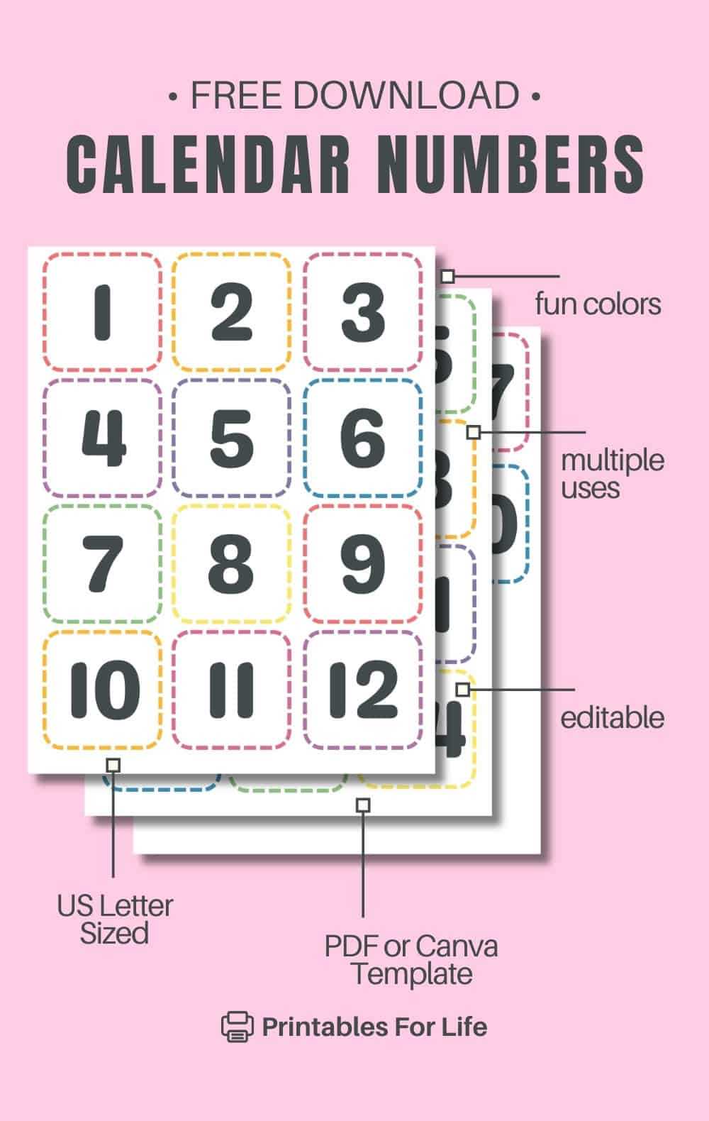 numbers weekly calendar template