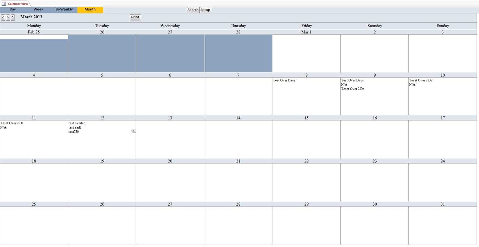 outlook calendar template for appointments