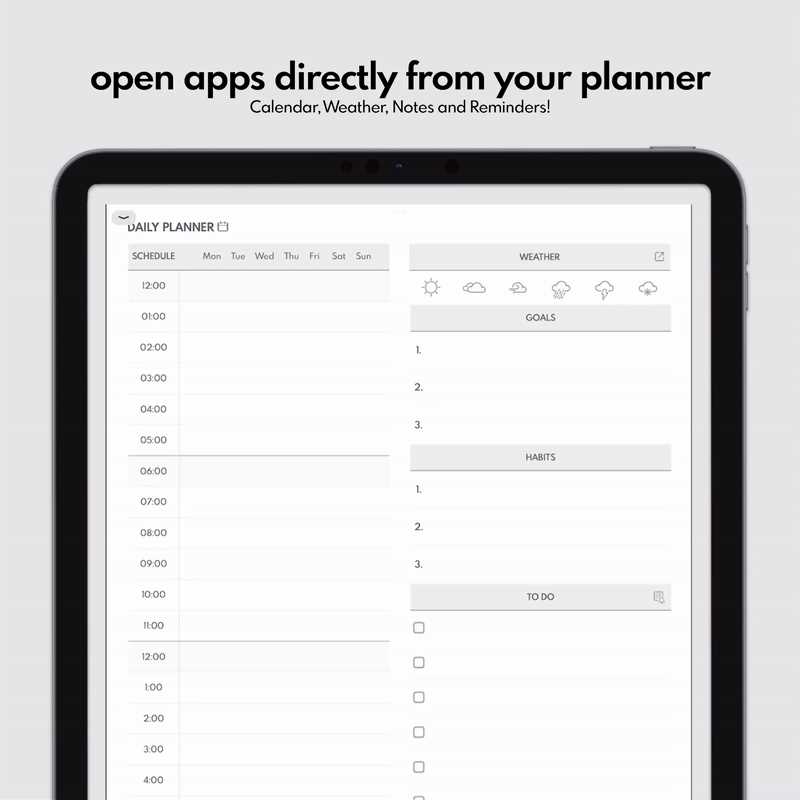 apple notes calendar template