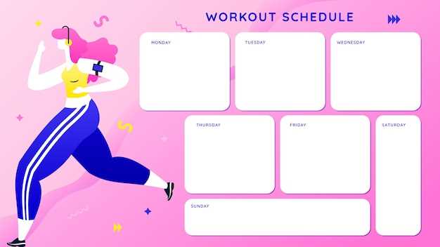 free fitness calendar template