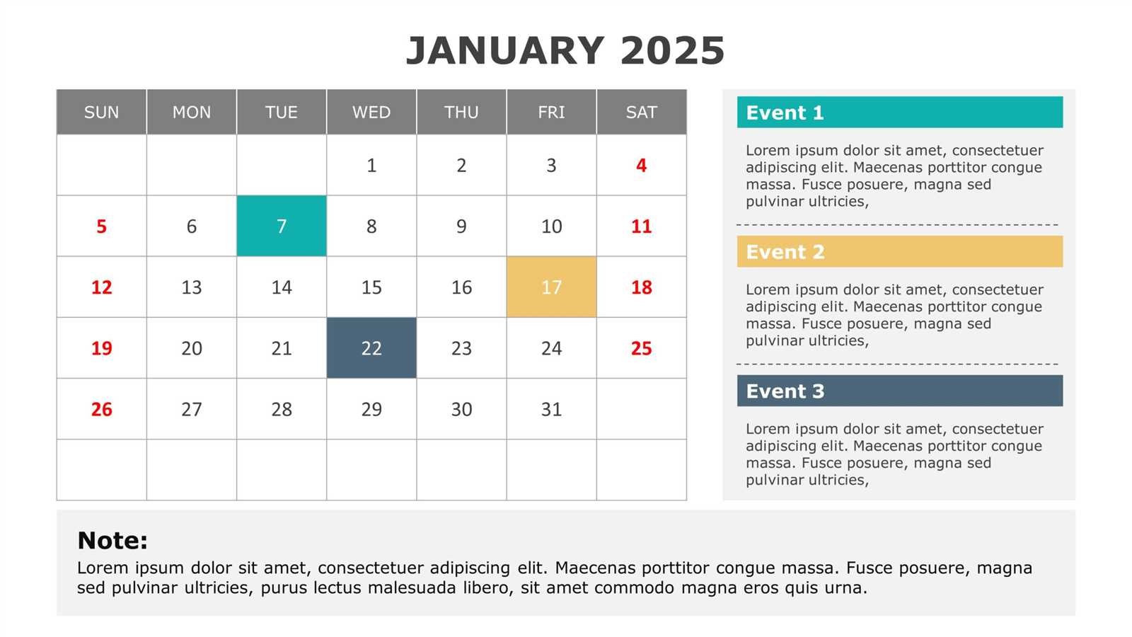 2025 calendar template powerpoint