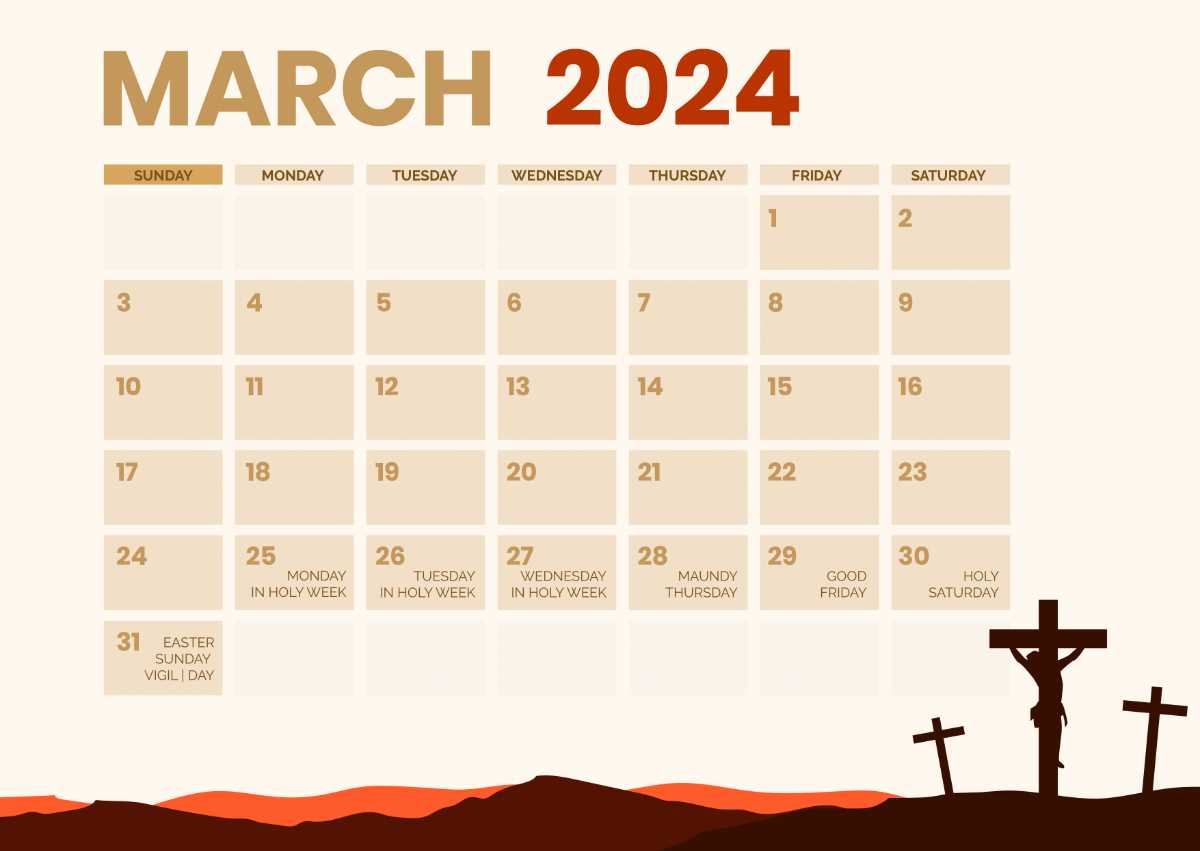 catholic calendar template