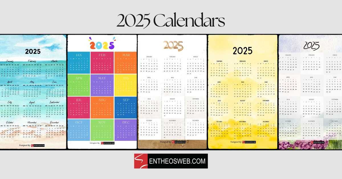 calendar template 2025 photoshop