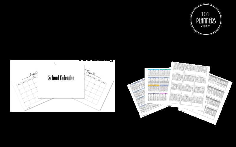 online academic calendar template