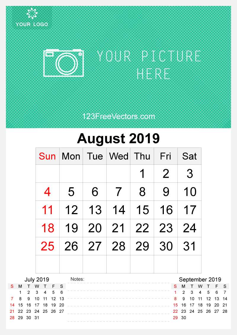 wall calendar template