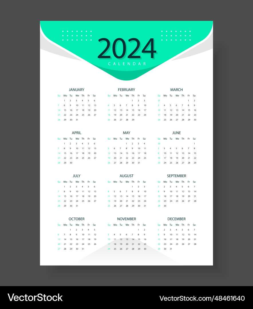 wall calendar template