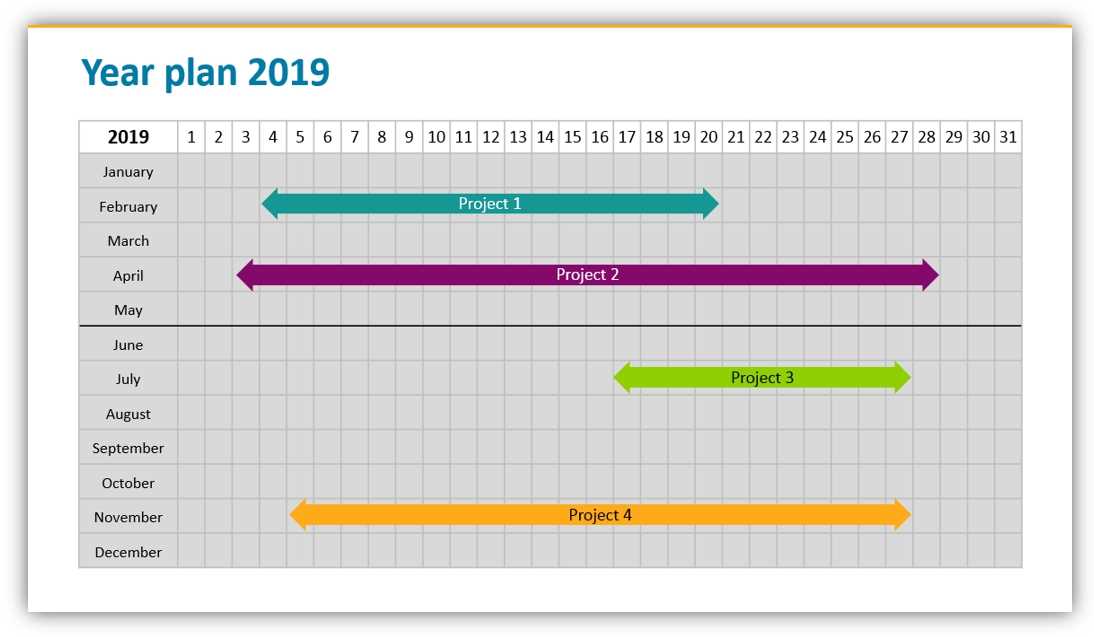 powerpoint calendar template change year