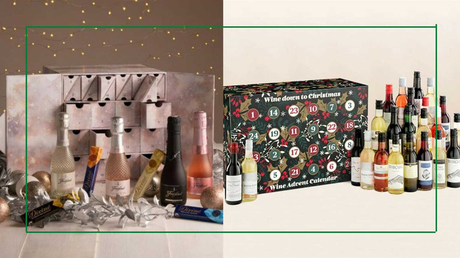 wine advent calendar template