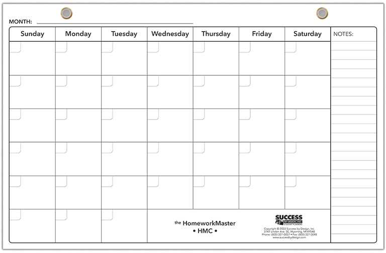 daily desk calendar template