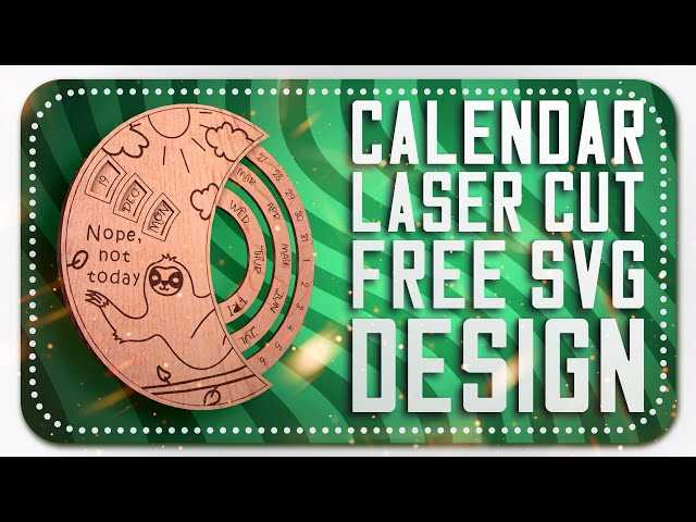 wooden perpetual calendar template