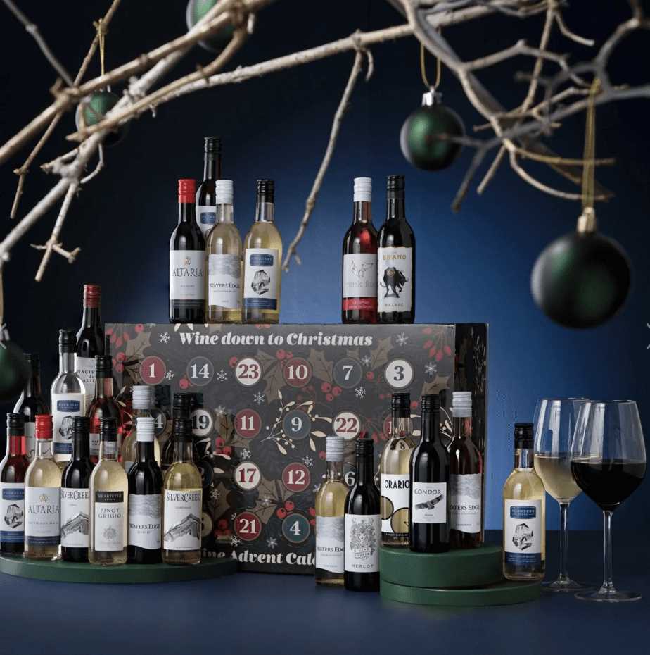 wine advent calendar template