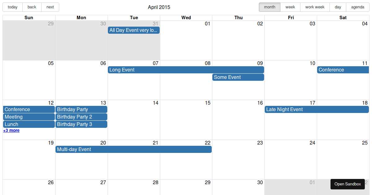 oversized calendar template