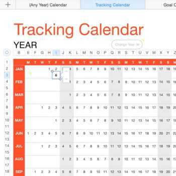 calendar template for mac