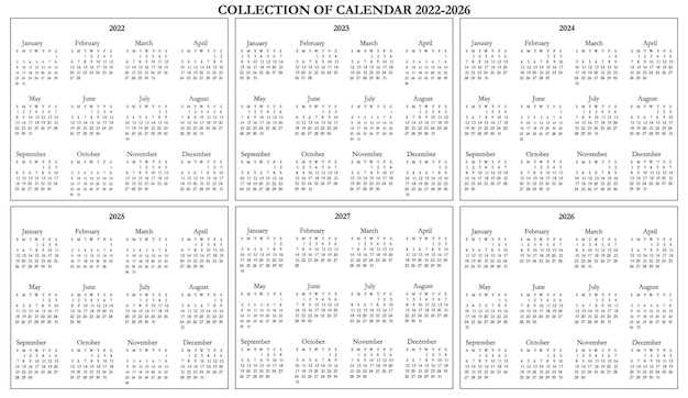 indesign calendar templates 2025