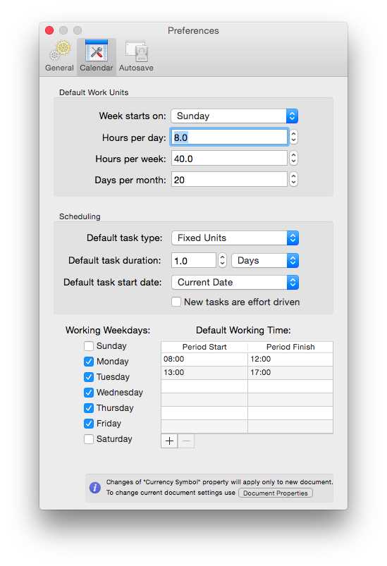 calendar template for mac