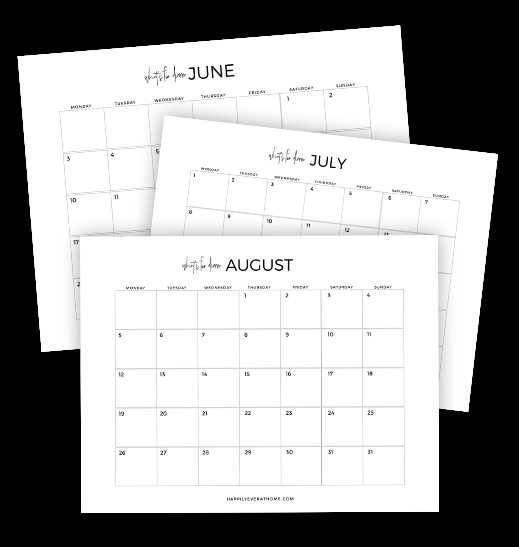 calendar meal plan template